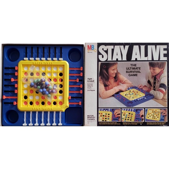 Milton Bradley Other - Milton Bradley MB Stay Alive Ultimate Survival Board Game 1978 Vintage Complete